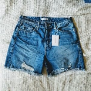 Good American Bombshell Cutoff Shorts